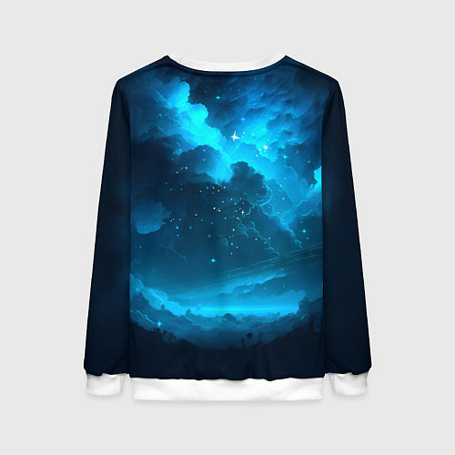 Женский свитшот Вместе навсегда - вдвоем / 3D-Белый – фото 2