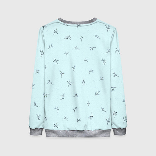 Женский свитшот Играющие дети с собакой / 3D-Меланж – фото 2