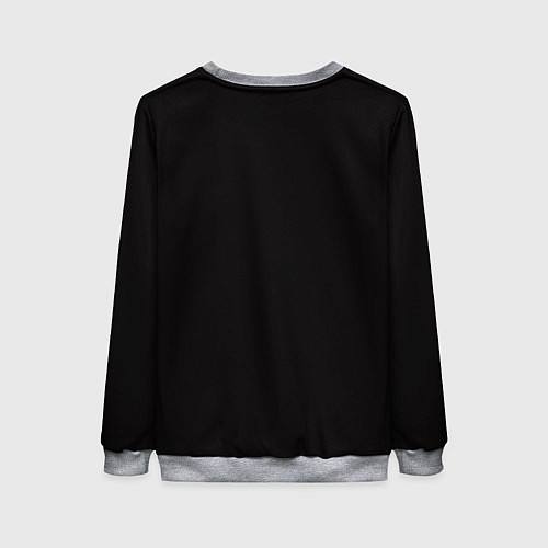 Женский свитшот Инь-янь волки неон / 3D-Меланж – фото 2