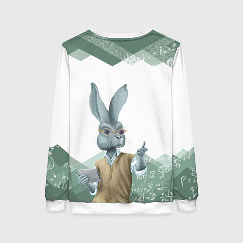 Женский свитшот Ученье свет, а неученье тьма / 3D-Белый – фото 2