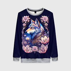 Женский свитшот Мистическая волчица