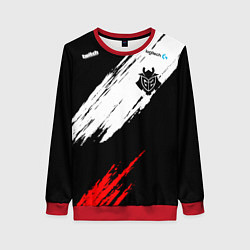 Свитшот женский G2 форма, цвет: 3D-красный