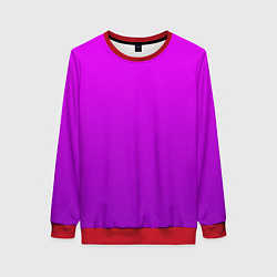 Женский свитшот Ярко-фиолетовый градиент