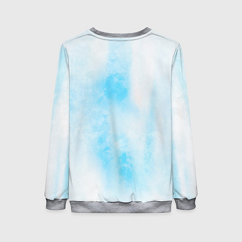 Женский свитшот Милый пингвин - папочка / 3D-Меланж – фото 2