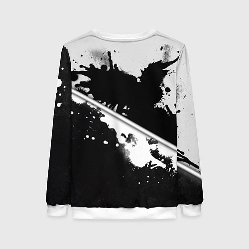 Женский свитшот Инь янь краски / 3D-Белый – фото 2