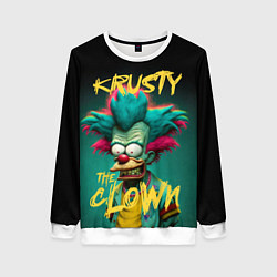 Женский свитшот Клоун Красти из Симпсонов