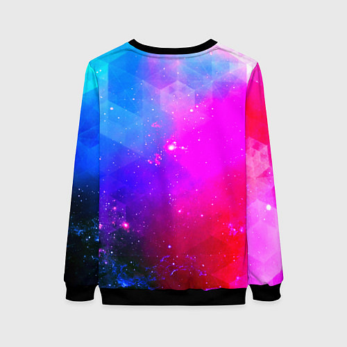 Женский свитшот Космическая абстракция / 3D-Черный – фото 2