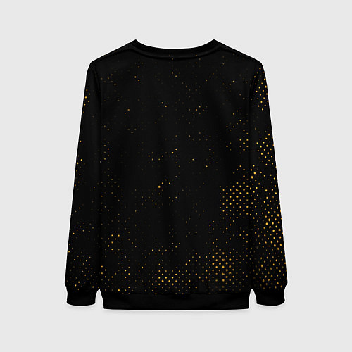 Женский свитшот Диана и зологой герб РФ / 3D-Черный – фото 2