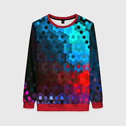 Женский свитшот Битва размытых пикселей