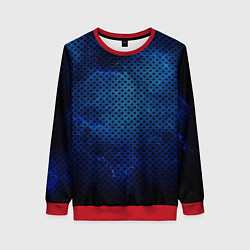 Свитшот женский Электрический металл, цвет: 3D-красный