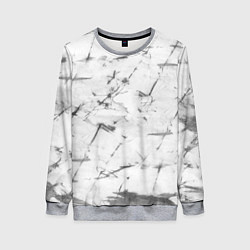 Женский свитшот Серый трещины тай-дай