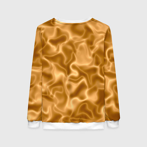 Женский свитшот Золотой шелк / 3D-Белый – фото 2