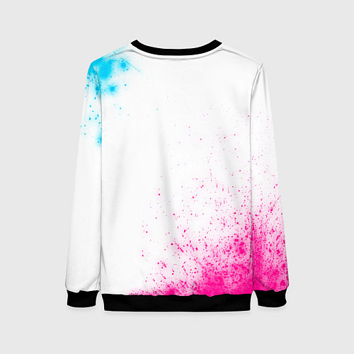 Женский свитшот Spirited Away neon gradient style / 3D-Черный – фото 2