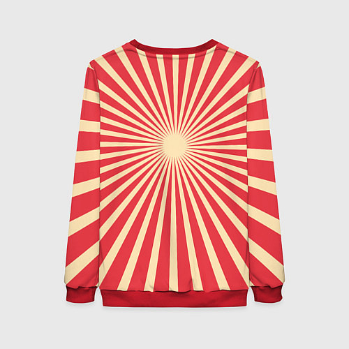 Женский свитшот Праздник трудящихся / 3D-Красный – фото 2