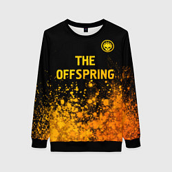 Свитшот женский The Offspring - gold gradient: символ сверху, цвет: 3D-черный