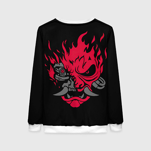 Женский свитшот Cyberpunk 2077 johnny samurai / 3D-Белый – фото 2