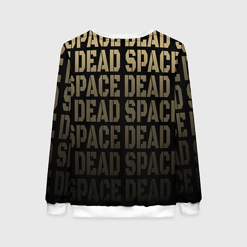 Женский свитшот Dead Space или мертвый космос / 3D-Белый – фото 2