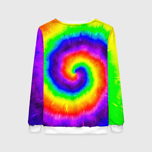 Женский свитшот Тай-дай / 3D-Белый – фото 2
