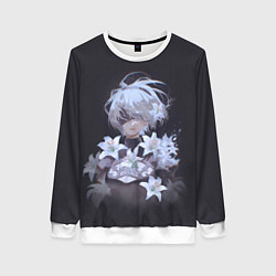 Женский свитшот 2В с цветами