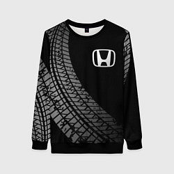 Женский свитшот Honda tire tracks