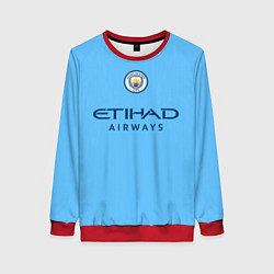 Свитшот женский Джек Грилиш Манчестер Сити форма 2223 домашняя, цвет: 3D-красный