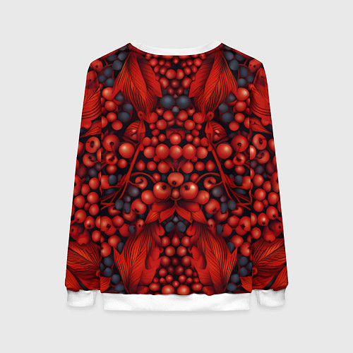 Женский свитшот Барбарис / 3D-Белый – фото 2