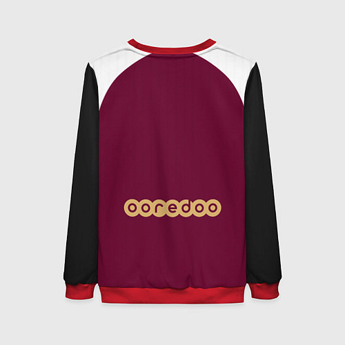 Женский свитшот Форма ПСЖ третья / 3D-Красный – фото 2