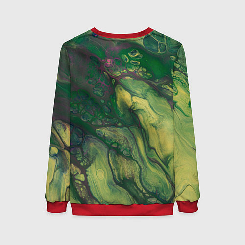 Женский свитшот Кислотные корни / 3D-Красный – фото 2