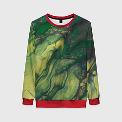 Свитшот женский Кислотные корни, цвет: 3D-красный