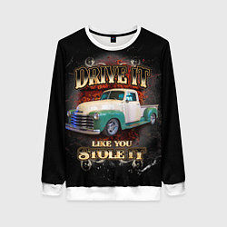 Свитшот женский Пикап Chevrolet Thriftmaster, цвет: 3D-белый