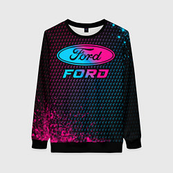 Женский свитшот Ford - neon gradient