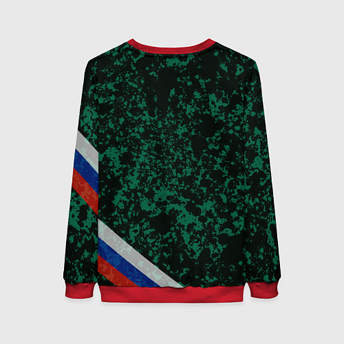 Женский свитшот Пограничные войска РФ / 3D-Красный – фото 2