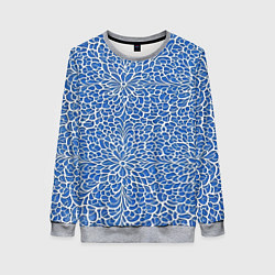 Свитшот женский Ажурные узоры, цвет: 3D-меланж
