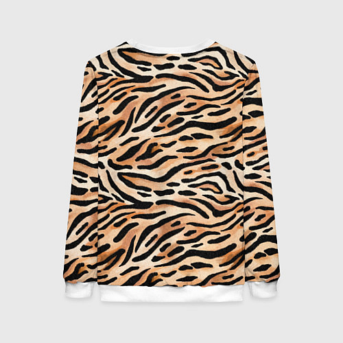 Женский свитшот Тигровая окраска / 3D-Белый – фото 2