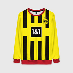 Свитшот женский Беллингем Боруссия Дортмунд форма 2223 домашняя, цвет: 3D-красный