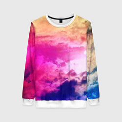 Женский свитшот Разноцветное небо