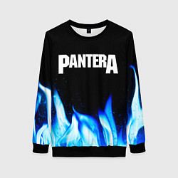 Свитшот женский Pantera blue fire, цвет: 3D-черный