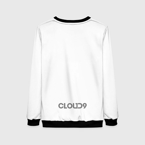 Женский свитшот Cloud9 white / 3D-Черный – фото 2
