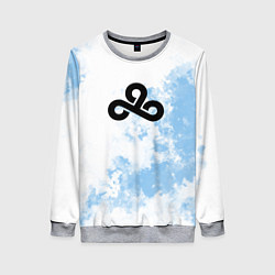 Свитшот женский Cloud9 Облачный, цвет: 3D-меланж