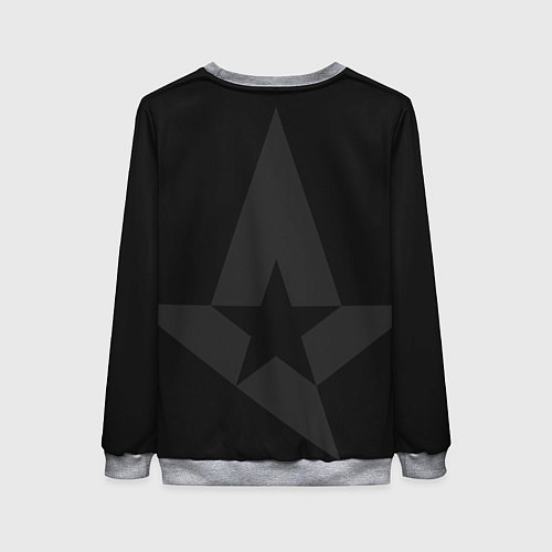 Женский свитшот Форма Astralis black / 3D-Меланж – фото 2