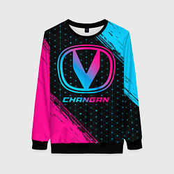 Женский свитшот Changan - neon gradient