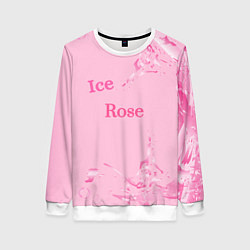 Свитшот женский Ice Rose, цвет: 3D-белый