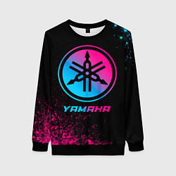 Женский свитшот Yamaha - neon gradient