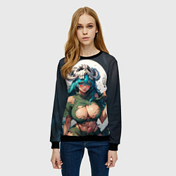 Свитшот женский Нелл из Блича, цвет: 3D-черный — фото 2