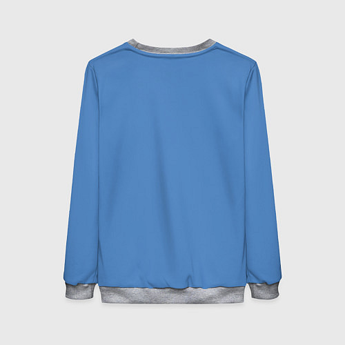 Женский свитшот Blue Perennial / 3D-Меланж – фото 2