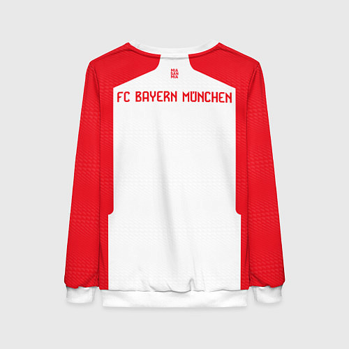 Женский свитшот ФК Бавария Мюнхен форма 2324 домашняя / 3D-Белый – фото 2