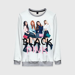 Свитшот женский Blackpink girls, цвет: 3D-меланж