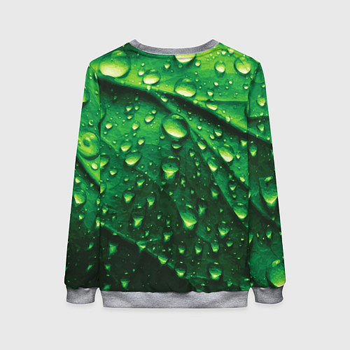 Женский свитшот Утренняя роса / 3D-Меланж – фото 2