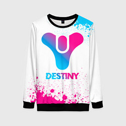 Женский свитшот Destiny neon gradient style