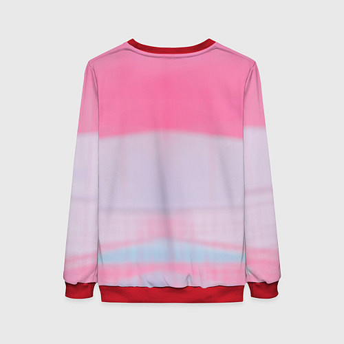 Женский свитшот Blackpink ice cream / 3D-Красный – фото 2